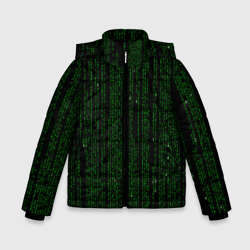 Зимняя куртка для мальчиков 3D Матрица