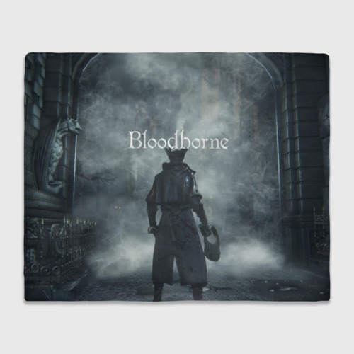 Плед 3D Bloodborne, цвет 3D (велсофт)