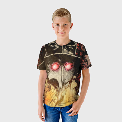 Детская футболка 3D Чумной доктор Мор - фото 3