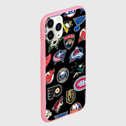 Чехол для iPhone 11 Pro Max матовый NHL pattern - фото 2