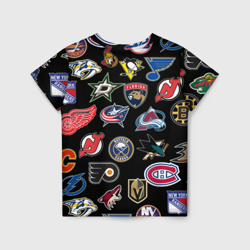 Детская футболка 3D NHL pattern, цвет 3D печать - фото 2