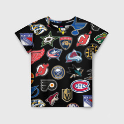 Детская футболка 3D NHL pattern