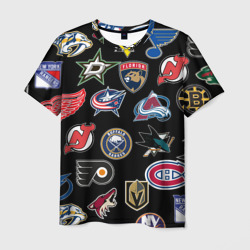 Мужская футболка 3D NHL pattern