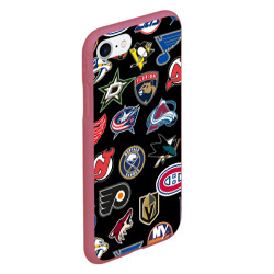 Чехол для iPhone 7/8 матовый NHL pattern - фото 2