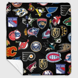 Плед с рукавами NHL pattern