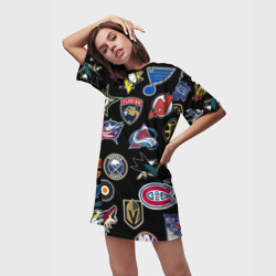 Платье-футболка 3D NHL pattern - фото 2