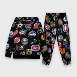 Детский костюм с толстовкой 3D NHL pattern