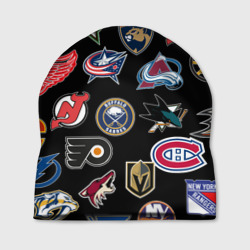 Шапка 3D NHL pattern