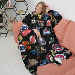 Плед с рукавами NHL pattern - фото 2