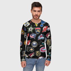 Мужской лонгслив 3D NHL pattern - фото 2