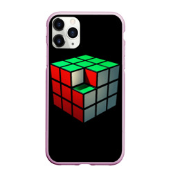 Чехол для iPhone 11 Pro Max матовый Кубик Рубика