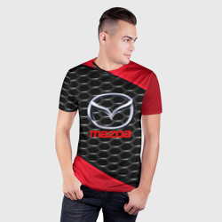 Мужская футболка 3D Slim Mazda - фото 2
