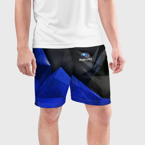 Мужские шорты спортивные Subaru, цвет 3D печать - фото 3