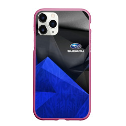 Чехол для iPhone 11 Pro Max матовый Subaru