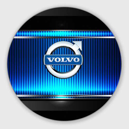 Круглый коврик для мышки Volvo