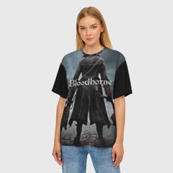 Женская футболка oversize 3D Bloodborne - фото 2