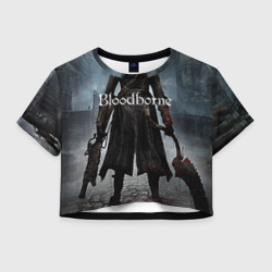 Женская футболка Crop-top 3D Bloodborne