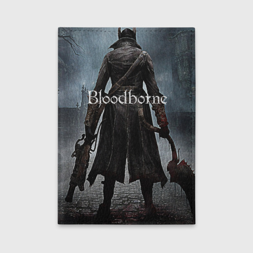 Обложка для автодокументов Bloodborne, цвет красный