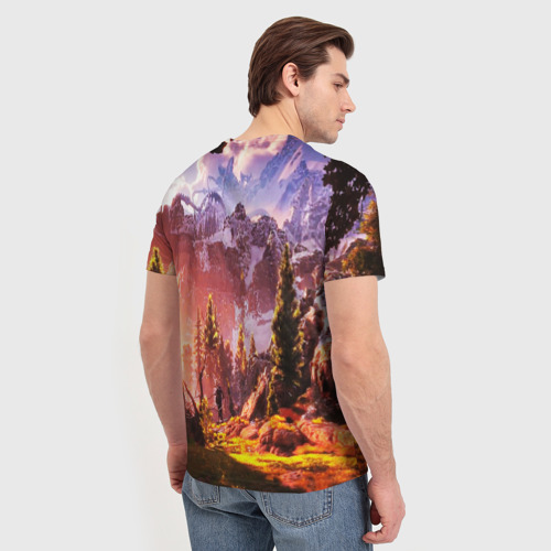 Мужская футболка 3D Horizon Zero Dawn, цвет 3D печать - фото 4