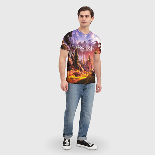 Мужская футболка 3D Horizon Zero Dawn, цвет 3D печать - фото 5