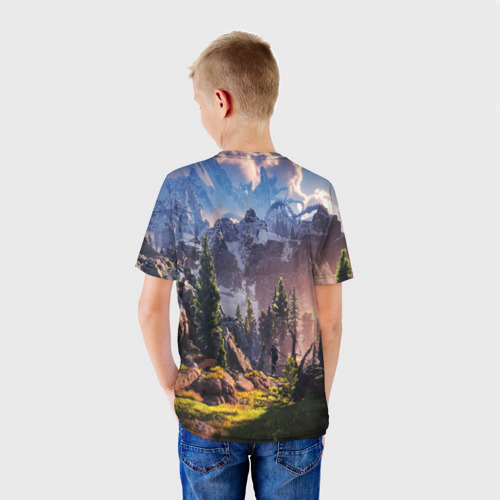 Детская футболка 3D Horizon Zero Dawn, цвет 3D печать - фото 4
