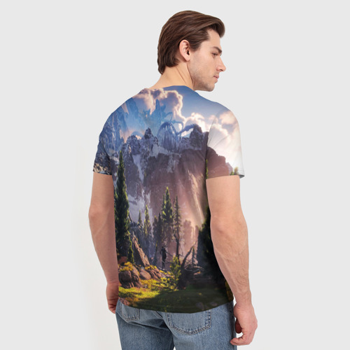 Мужская футболка 3D Horizon Zero Dawn, цвет 3D печать - фото 4