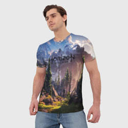 Мужская футболка 3D Horizon Zero Dawn - фото 2