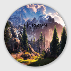 Круглый коврик для мышки Horizon Zero Dawn