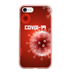 Чехол для iPhone 7/8 матовый COVID-19