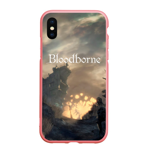 Чехол для iPhone XS Max матовый Bloodborne, цвет баблгам