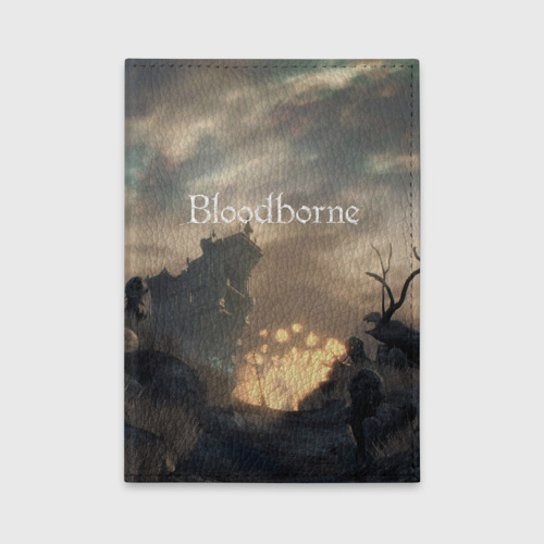 Обложка для автодокументов Bloodborne, цвет фиолетовый