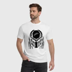 Мужская футболка хлопок Predator хищник - фото 2