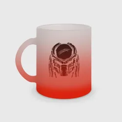 Кружка матовая стеклянная Predator хищник