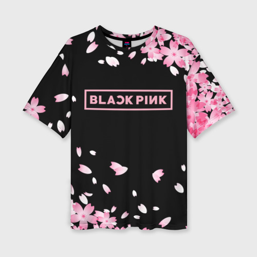 Женская футболка oversize 3D Blackpink, цвет 3D печать