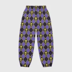 Женские джоггеры оверсайз 3D Killer Queen синий паттерн