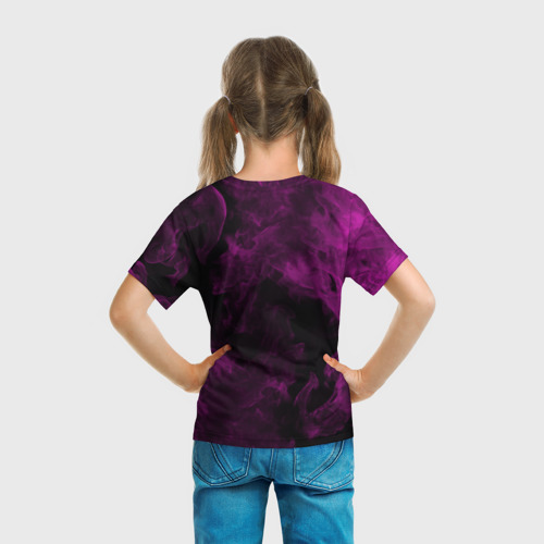 Детская футболка 3D с принтом JOJO`S BIZARRE ADVENTURE, вид сзади #2