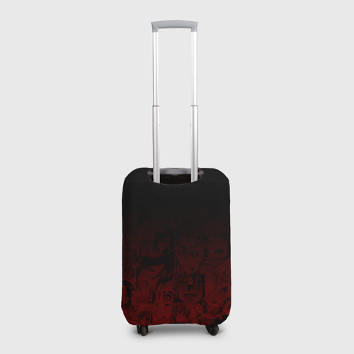 Чехол для чемодана 3D Hentai много лиц на красном, цвет 3D печать - фото 2