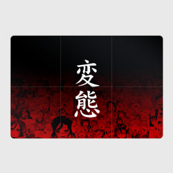 Магнитный плакат 3Х2 Hentai много лиц на красном