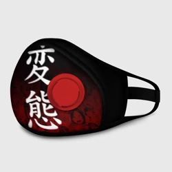 Маска из неопрена Hentai много лиц на красном