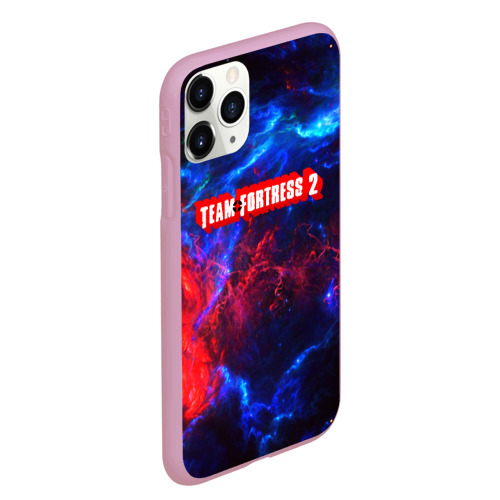 Чехол для iPhone 11 Pro Max матовый TEAM FORTRESS2, цвет розовый - фото 3