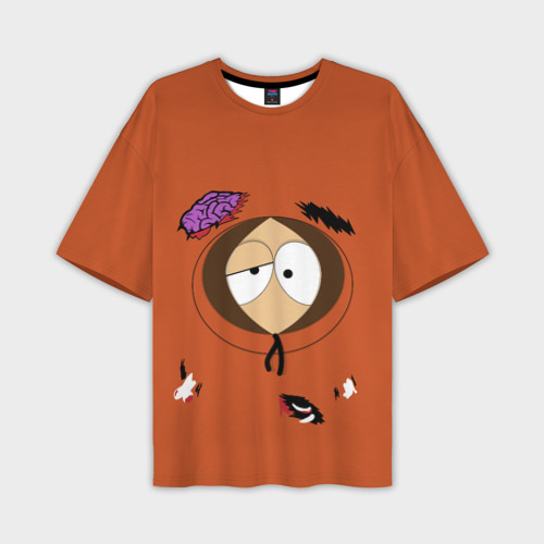 Мужская Футболка Oversize South Park. Dead Kenny (3D)