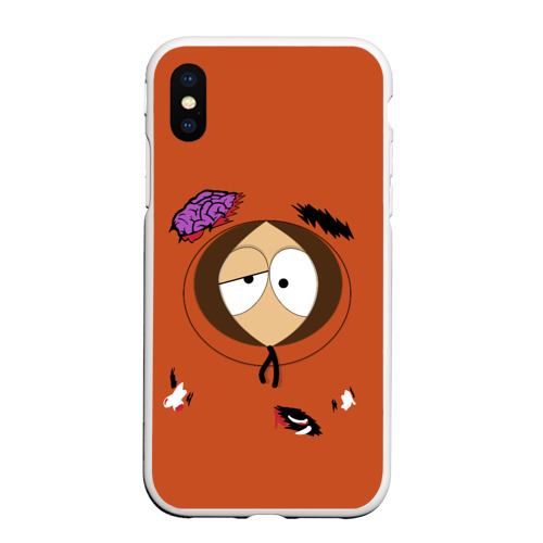 Чехол для iPhone XS Max матовый South Park. Dead Kenny, цвет белый