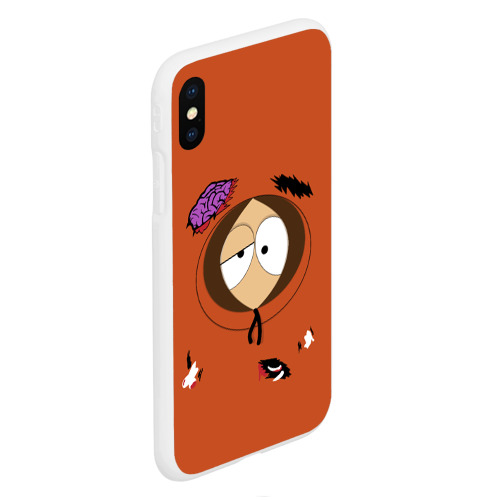 Чехол для iPhone XS Max матовый South Park. Dead Kenny, цвет белый - фото 3