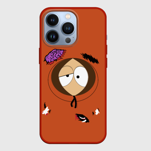 Чехол для iPhone 13 Pro South Park. Dead Kenny, цвет красный