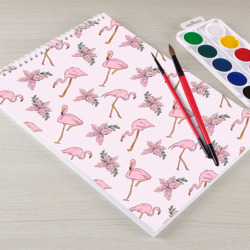 Альбом для рисования Розовый фламинго - фото 2