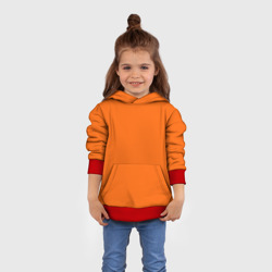 Детская толстовка 3D Цвет апельсиновая корка - фото 2