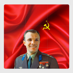 Магнитный плакат 3Х3 Юрий Гагарин