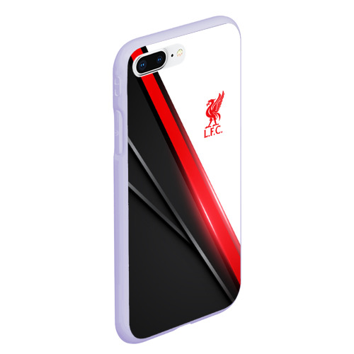 Чехол для iPhone 7Plus/8 Plus матовый Liverpool F.C, цвет светло-сиреневый - фото 3