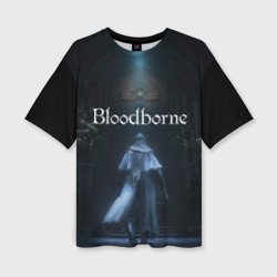 Женская футболка oversize 3D Bloodborne