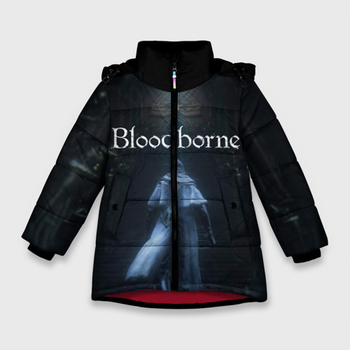 Зимняя куртка для девочек 3D Bloodborne, цвет красный